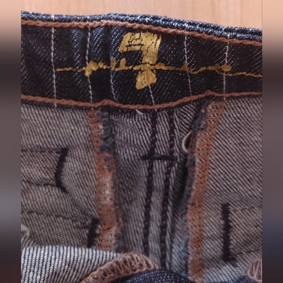 7 For All Mankind A Line Bermuda Shorts size Girls 4 - Picture 3 of 8